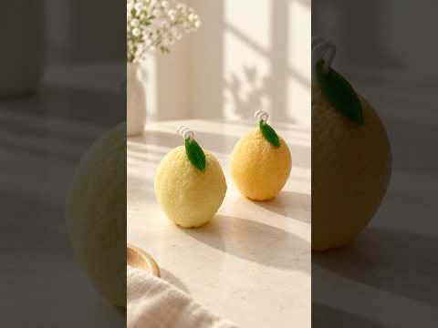 レモンキャンドルを作りました🍋｜Lemon Candle Making