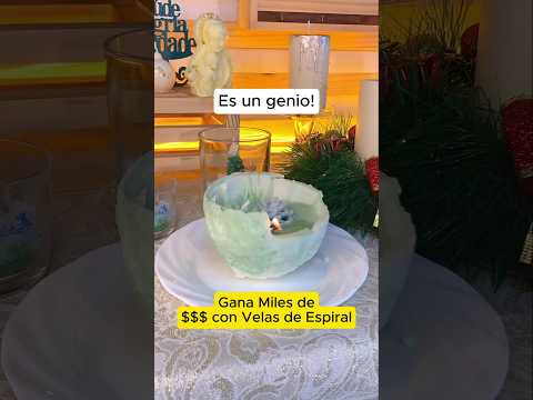 Gana Miles de $$$ con Velas Espiral #negocios #emprendimiento #viralshorts #dinero #negociocreativo