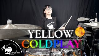 Coldplay - Yellow Drum Cover ( Tarn Softwhip ) #drumcover