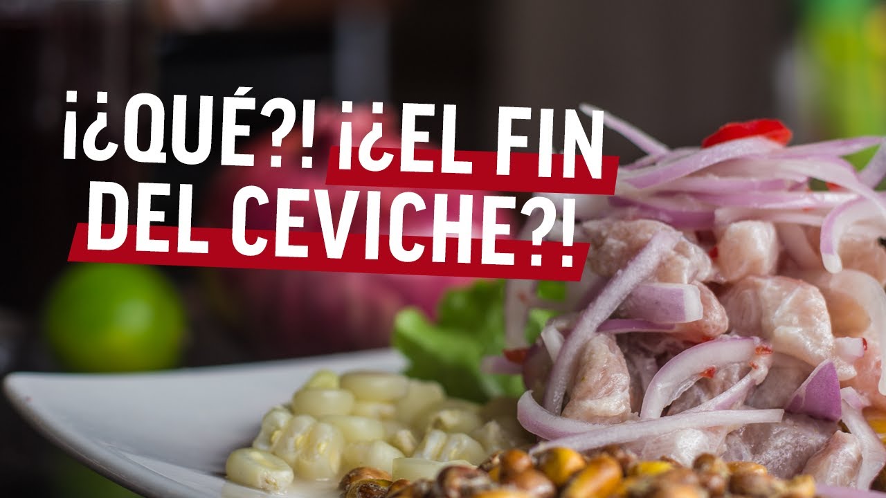 Ceviche en un plato