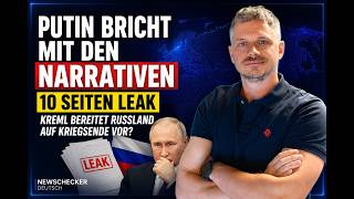 Kreml Leak und Putin bricht mit mit den Kriegsnarrativen #ukraine #russland  #krieg #politik #news
