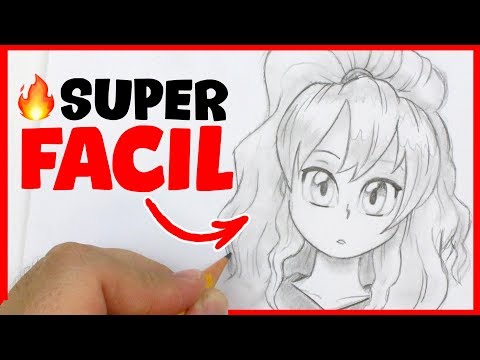COMO DIBUJAR UNA CARA ANIME 🔥Super Fácil 🔥A LÁPIZ y PASO A PASO