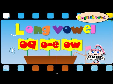 Long Vowel Letter oa/o-e/ow - English4abc - Phonics song - YouTube