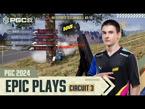 PGC 2024 Circuit 3 Epic plays 🔥ㅣ PUBG Esports