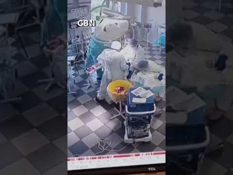 WATCH: Scary moment surgery continues as major earthquake hits