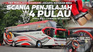 [ EX PELARI STJ JADI PENAKLUK 3 SELAT ! ] SATU-SATUNYA BUS PREMIUM Jakarta-Bima Prima Jaya Scania 1