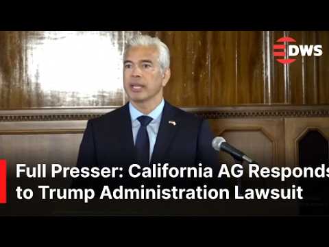 FULL PRESSER: California Attorney General Takes Trump Administration to Court On Voter Claims | AC1E