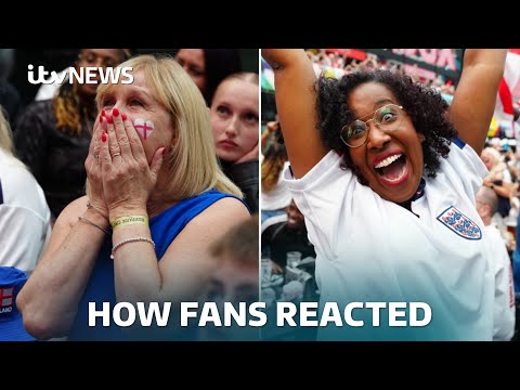 How fans reacted to all the twists and turns in England's Euros win | ITV News