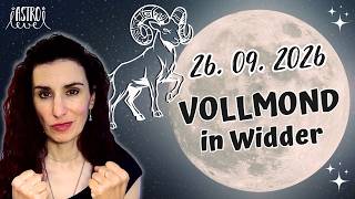 "SCHLUSS MIT KLEIN" ✨Vollmond in Widder🌝 26. September 2026