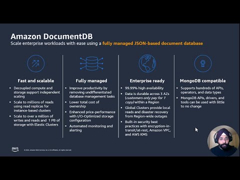 Semantic search using vector search for Amazon DocumentDB (with MongoDB compatibility)