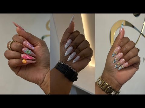 ASMR Nail Videos | TikTok Compilation | Acrylic Nail, Gel X and Nail Art 💅