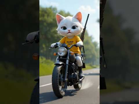 😱Too Loyal to Let Go… This Cat Follows Dad to the End..💕 #cat #funnycat #cartoon