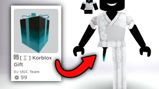 GET THIS *NEW* ROBLOX GIFT NOW!..🫢😱 (FAKE KORBLOX!)