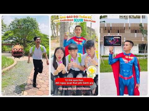 Su Hào đánh đuổi quái vật giúp các bạn học 😱💋🦸🏻 Super hero's Su Hao #linhnhifamily