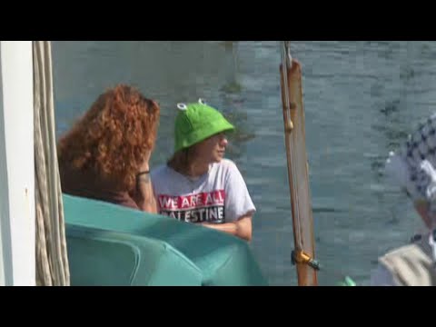 New Gaza-bound aid flotilla leaves Spain with Greta Thunberg | AFP