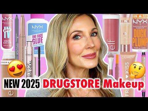 Testing NEW *DRUGSTORE* Makeup 2025! NEW Elf, L'Oreal, NYX & More | Over 50!