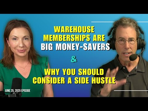 Clark Howard: Save More, Spend Less | Full Show: Warehouse Memberships Are Big Money-Savers and Why You Should Consider a Side Hustle