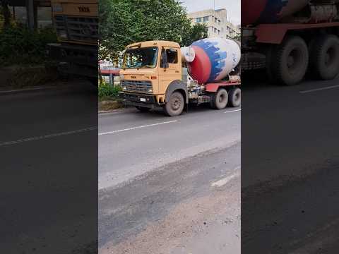 Cement mixer #truck #jcb #cementmixer #highway #shorts