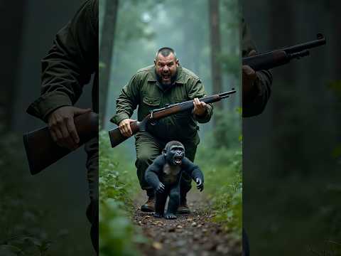 The little orangutan was King Kong #cutestory #funny #animalstories #cute