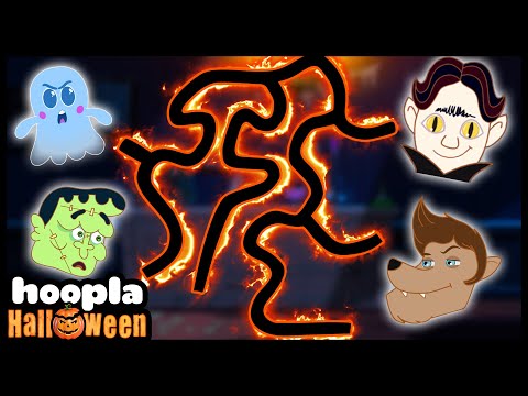 Spooky Monster Maze | Halloween Games for Kids | Hoopla Halloween