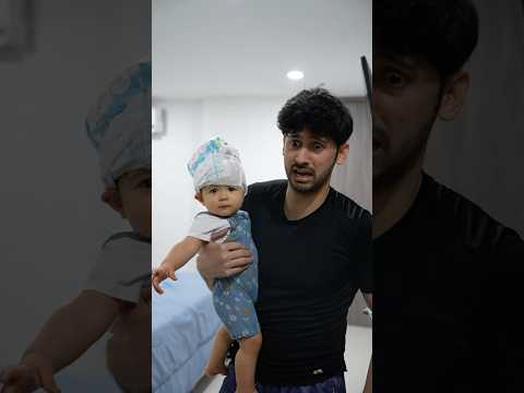 Cuando el papa cambia el pañal🤣