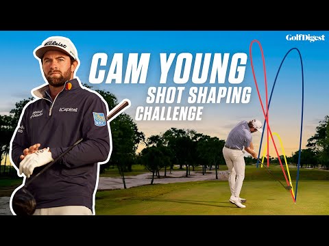 The Ultimate Shot Shaping Challenge with Cameron Young l Golf Digest