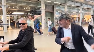 Heartwarming Music Hall Jam In A Modern Station