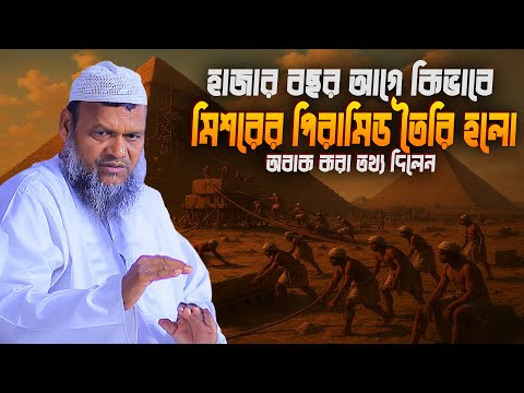 হাজার বছর আগে কিভাবে মিশ\রের পিরামিড তৈরি হলো │Sheikh Abdur Razzak Yousuf waz