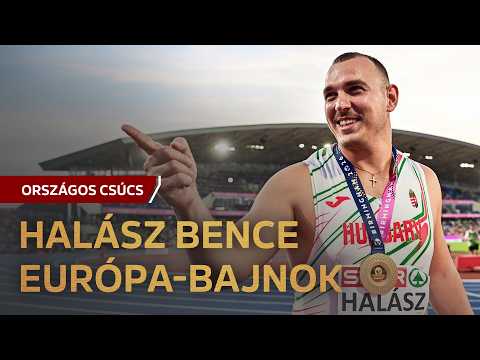 Halász Bence országos csúccsal Európa-bajnok! | 84.25 m kalapácsvetésben