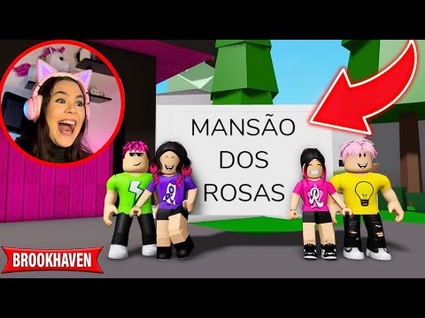 ENCONTREI a MANSÃO DOS ROSAS... ENTÃO entrei DISFARÇADA! (Brookhaven RP)