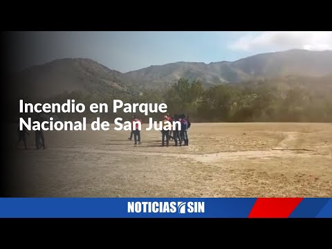 Incendio en Parque Nacional de San Juan