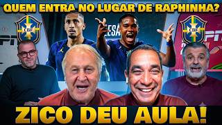 ZICO DEU AULA SOBRE A SELEÇÃO BRASILEIRA! PASCOAL ZINHO E ZÉ ELOGIARAM ZICO!