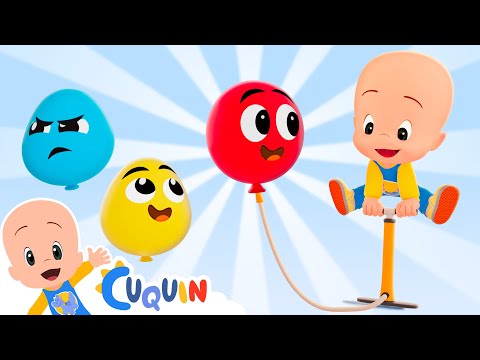 The baby ballons wanna sleep  😴🎈 | Learn with Cuquin