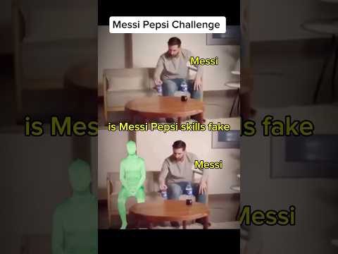 I finally discovered the secret behind Lionel Messi’s Pepsi bottle flip challenge 😱🤣🤣