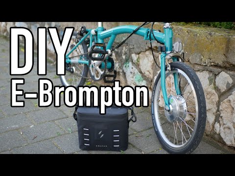 DIY electron Brompton bike with Swytch kit