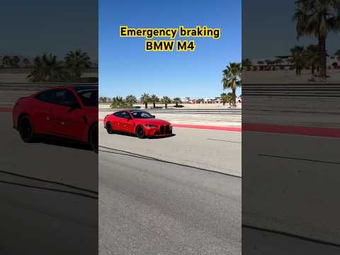 BMW M4 - Emergency lane changing and braking