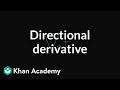 Understanding Directional Derivatives