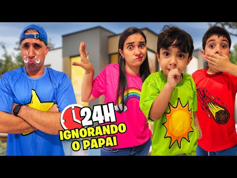 PASSEI 24 HORAS IGNORANDO MEU PAI!!! *TROLAGEM 😱😂😡