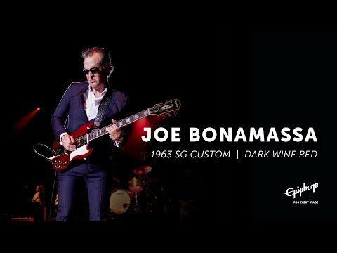 The Joe Bonamassa 1963 SG Custom in Dark Wine Red