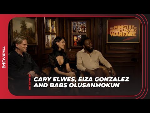 Eiza Gonzalez & Babs Olusanmokun Laugh About The Ministry of
Ungentlemanly Warfare | Interview