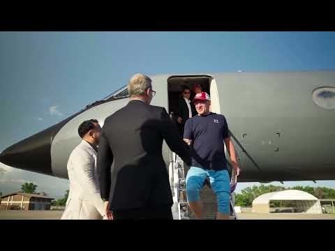 YouTube video thumbnail: El Salvador Sends Detained Venezuelans Home in Swap for Americans