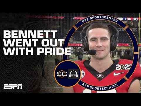 Stetson Bennett: We went out with pride! | SC with SVP