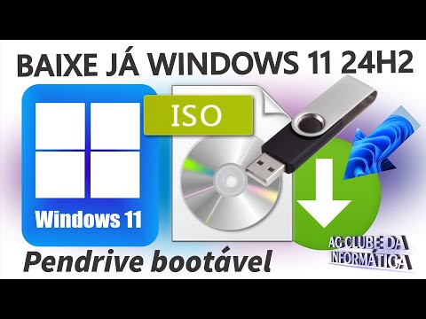 Como Baixar a ISO Windows 11 24H2 e Pendrive Bootável