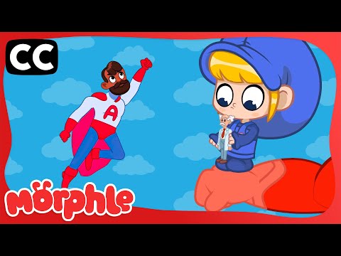 Mr. Action Meets Morphle! 💥 | Mila & Morphle Literacy | Cartoons with Subtitles