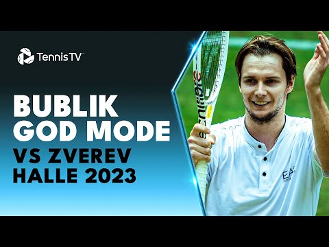 Alexander Bublik GOD MODE vs Alexander Zverev! | Halle 2023 Highlights