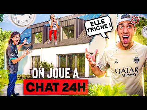 ON JOUE A CHAT PENDANT 24H 😂 ( Myriam a triché 🚨)