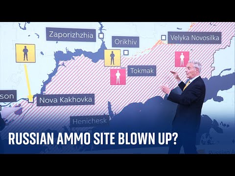 Ukraine War: A Russian ammunition depot destroyed in Henichesk?