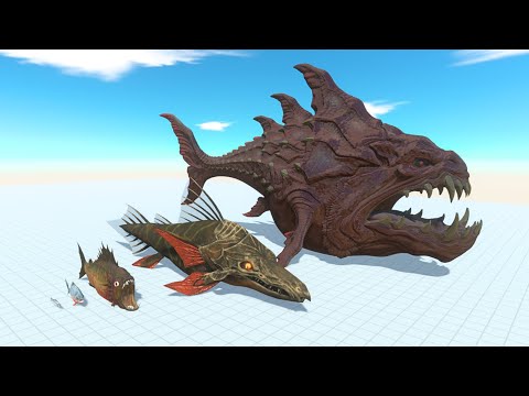 Piranha Evolution vs ALL Dinosaurs Epic Moments Most Aggresive Fish Attack Animals Revolt Battle
