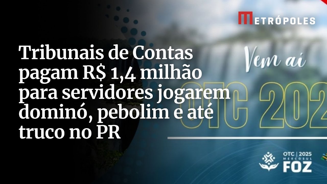 Tribunais de Contas pagam R$ 14 milhão para servidores jogarem dominó pebolim e até truco no PR