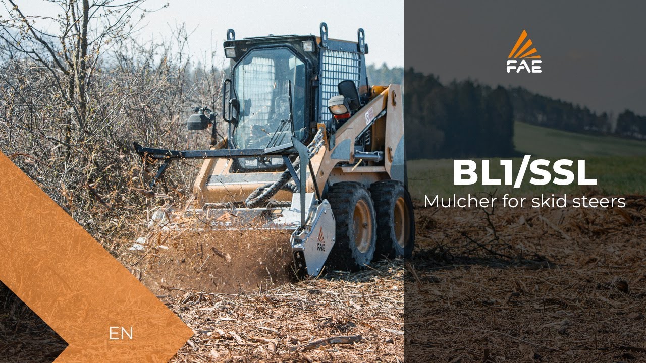 Video - FAE BL1/SSL - The forestry mulcher with Bite Limiter technology for skid steers starting at 45 hp